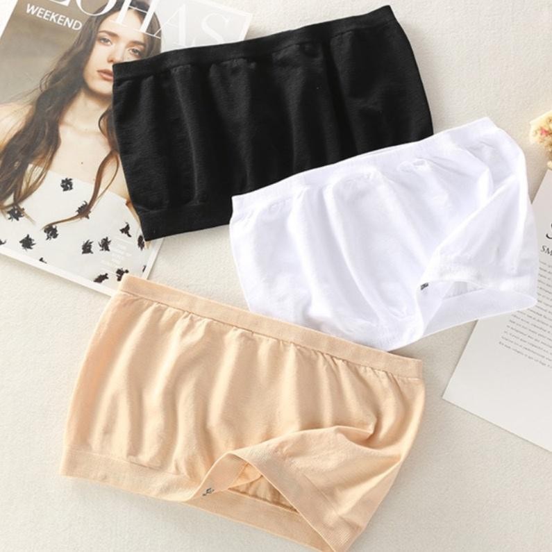 Set 3 Áo Ống Học Sinh Nữ Không Mút Ngực - Combo 3 Áo Quây Ngang Cotton Thoáng Mát ZANABRA B0123