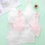 Combo 4 Áo Lót Nữ Sinh Cotton Sọc Dáng Croptop - Set 4 Áo Lá Học Sinh 2 Lớp Dày Dặn ZANABRA A8574