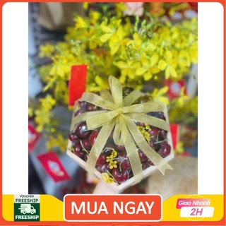 ( GIAO NHANH HCM) Hộp quà cherry 2KG sang trọng thích hợp biếu tặng