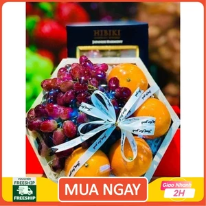 Set quà trái cây biếu tặng - tặng kèm in thiệp theo yêu cầu