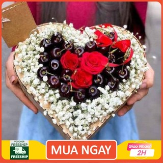 [ HỎA TỐC ] KHAY GỖ TRÁI TIM SIU XYNH