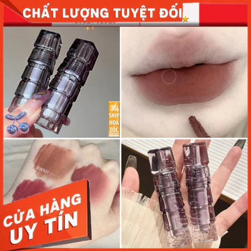Son Kem Lì Kakashow 2023 nude tone trầm đất nhiều màu sắc Chất Son Mượt Như Nhung,son trong nước trung