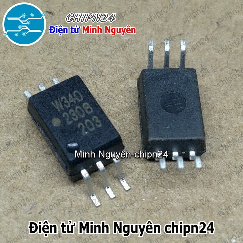 [1 con] (SOP) Opto Dán W340 SOP-6 Đen (ACPL-W340-500E ACPL-W340 ...