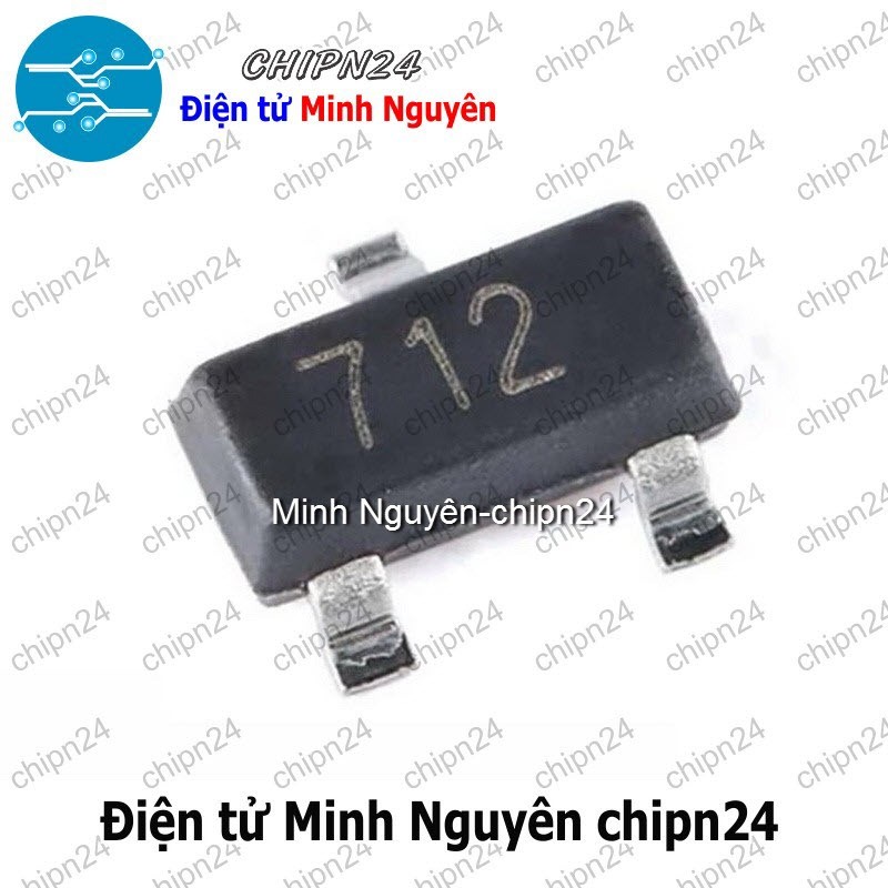 [5 con] (G10.2) IC Dán SM712 (712) SOT-23 (SMD) (Diode TVS PSM712-LF-T7 ...