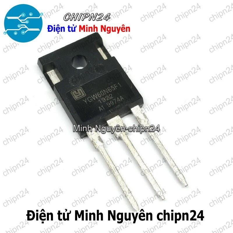 1 Con] (KT1) Mosfet 60N65 TO-247 60A 650V K&ecirc;nh N (YGW60N65F1