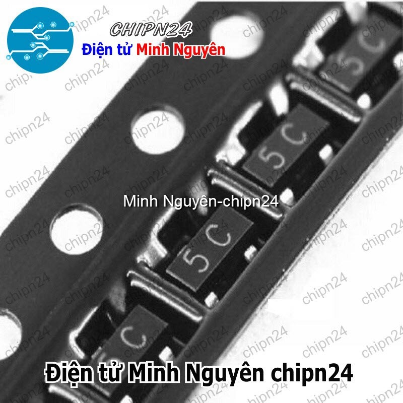[25 con] (KX) Transistor Dán BC807-40 (5C) SOT-23 PNP 500mA 45V (SMD ...