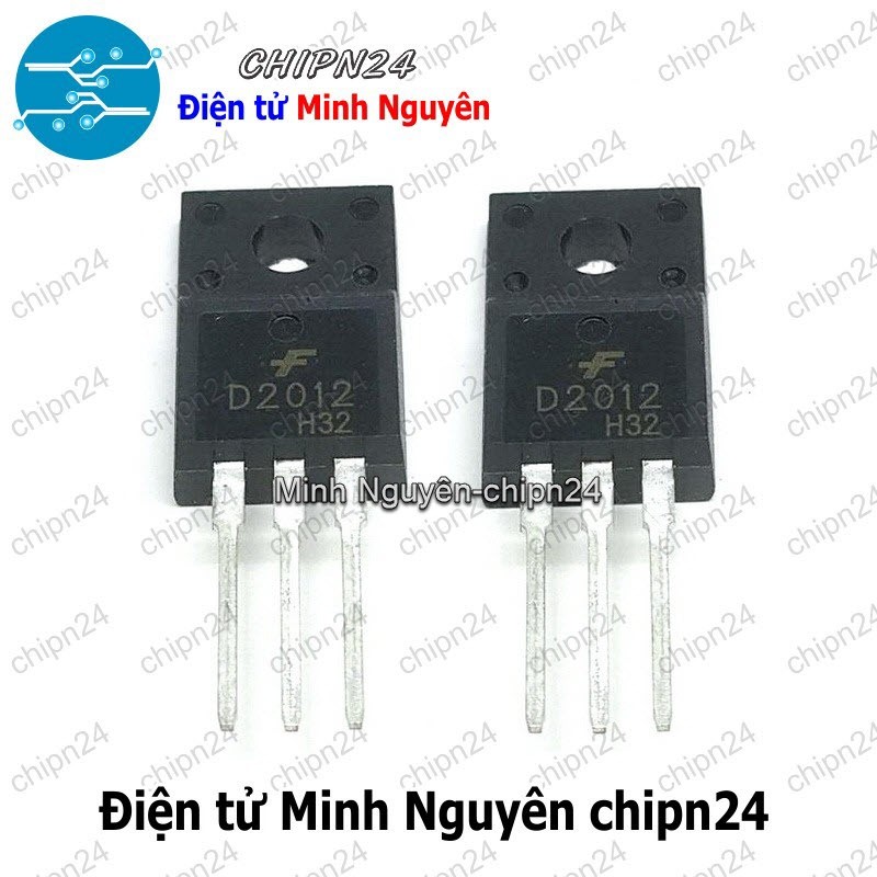 [2 con] (KT1) Transistor D2012 TO-220F NPN 3A 60V (2SD2012 2012 ...