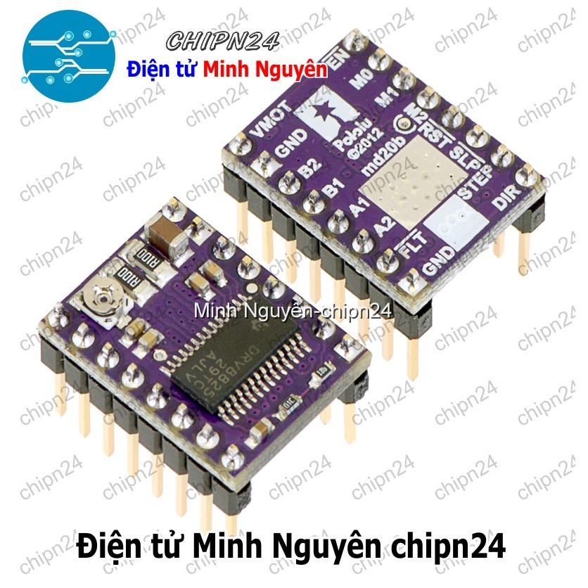 [1 cái] (A80) Mạch điều khiển động cơ bước DRV8825 | Shopee Việt Nam