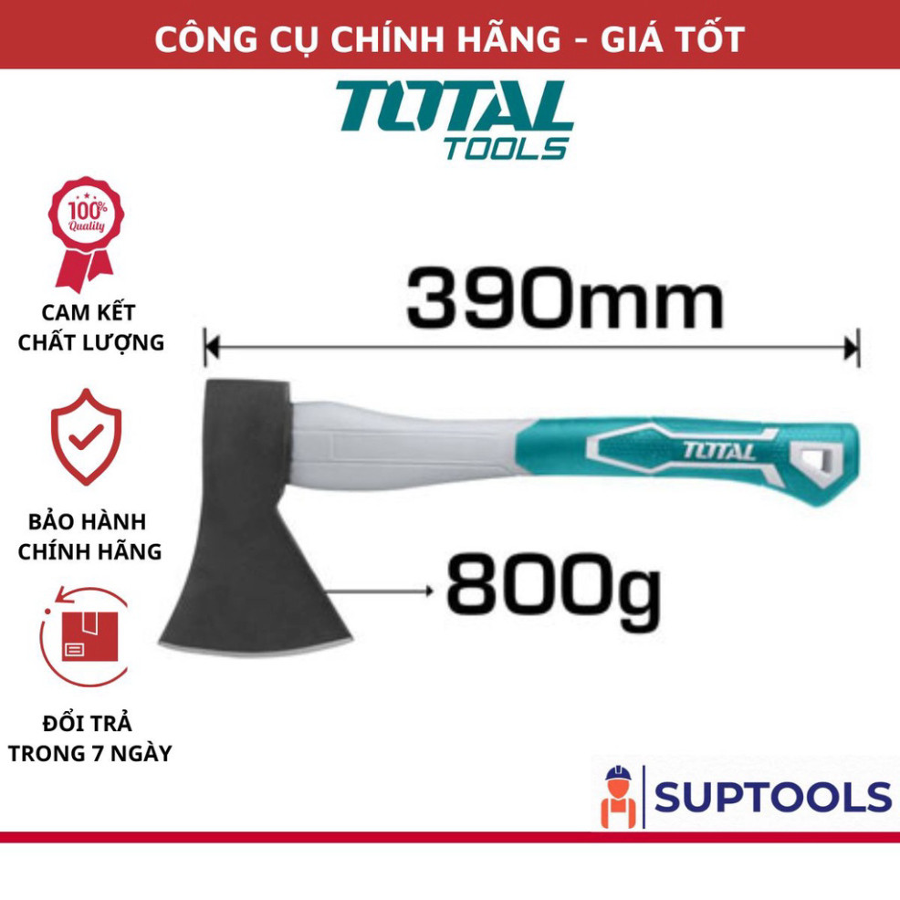 Búa rìu bửa củi 800g TOTAL THT788006 (Đồ nghề Chính Hãng) | Shopee Việt Nam