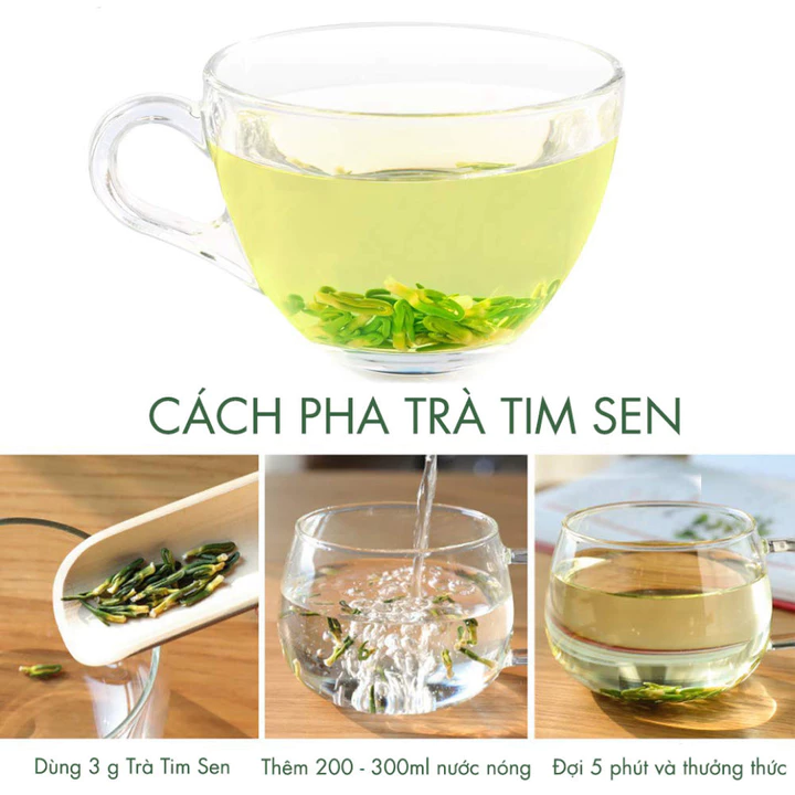 Đặc Sản Đà Lạt Trà Tâm Sen (Tim Sen) DalatFarm - Hộp 250 g Bách Hóa Online