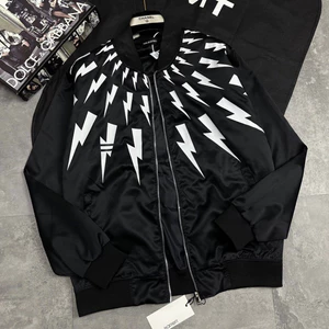 Áo Bomber Tia Sét NEIL BARRET In Họa Tiết Cực Nét Chất Liệu Cao Cấp - Áo Khoác Nam Nữ Hot Trend New