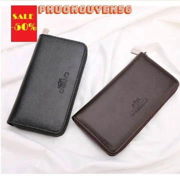 Ví Cầm Tay Nam Nữ Đẹp Đựng Tiền Cầm Tay Nhiều Ngăn Thời Trang Hàng Hiệu Cao Cấp. Bóp Nam Da PU Cầm Tay Chính Hãng GC1955