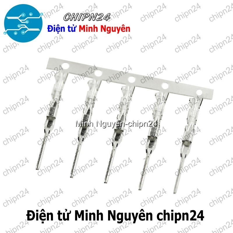 [25 cái] (I2) Lõi Header SM Dupont Đực 2.54mm (Dùng bấm đầu dây điện ...