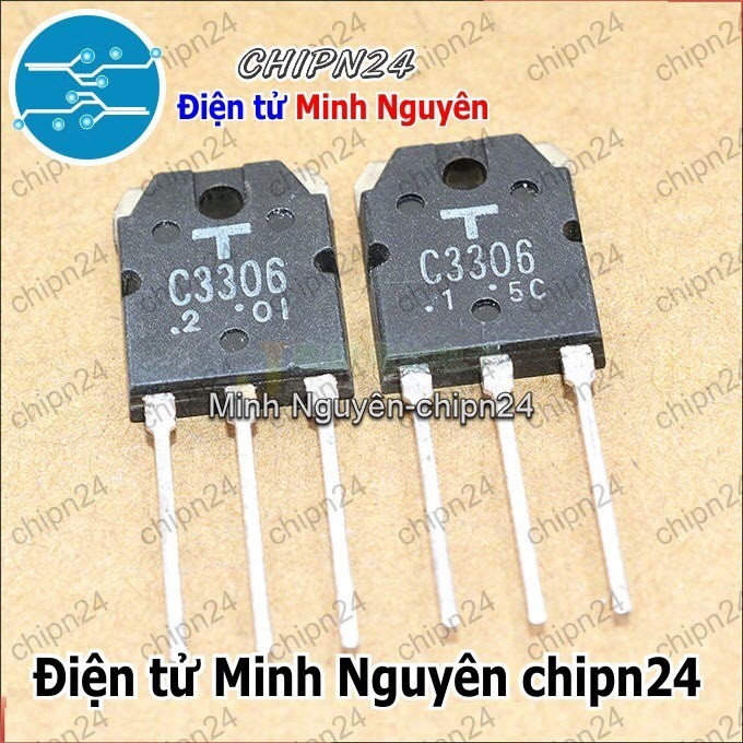 [1 con] (KT1) Transistor C3306 TO-3P NPN 10A 500V (2SC3306 3306 ...