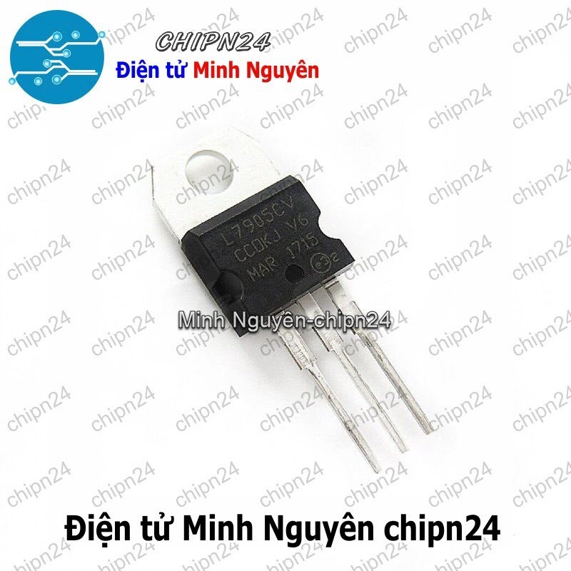 [3 con] (DIP) IC L7905CV TO-220 (L7905 7905 Ổn áp âm 5V) | Shopee Việt Nam