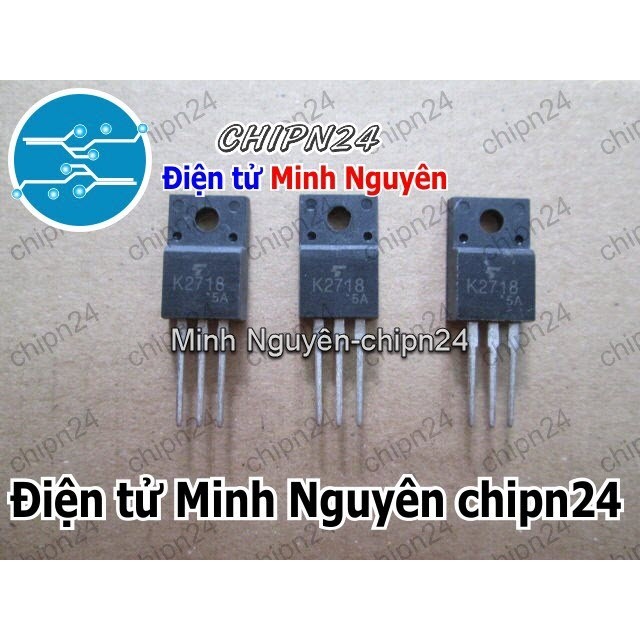 [1 CON] (KT1) Mosfet K2718 TO-220 2.5A 900V Kênh N (2SK2718 2718 ...