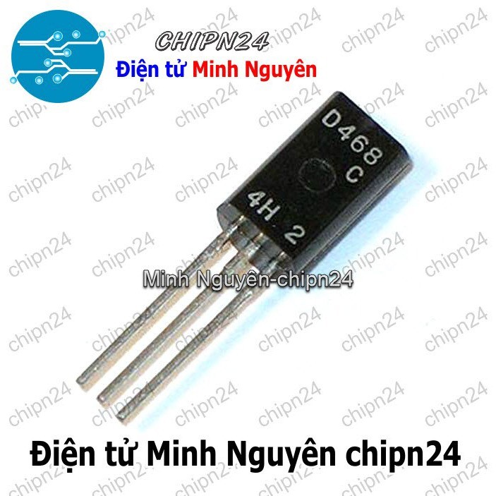 [25 CON] (KT1) Transistor D468 TO-92 NPN 1A 25V (2SD468 468) | Shopee ...