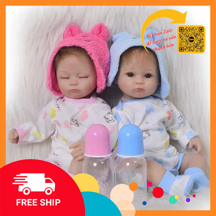 [ đủ mẫu ] Búp Bê Tái Sinh 40 cm 16 inch Thân Gòn mềm nhũn NPK Reborn