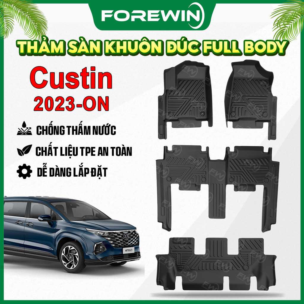 [Forewin] Thảm Lót Sàn Ô Tô TPE Nhựa Đúc Hyundai Custin | Shopee Việt Nam