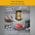 Máy Xay Thịt BlueStone CHB-5148 | 2 Lít – 350W | Lưỡi Dao Kép – Cối Thủy Tinh – An Toàn Vệ Sinh – BH 2 Năm — ảnh 5