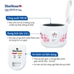 Nồi Cơm Điện BlueStone RCB-5525 1.8L - 700W, Lòng Nồi Ceramic - Bảo Hành 2 Năm — ảnh 4