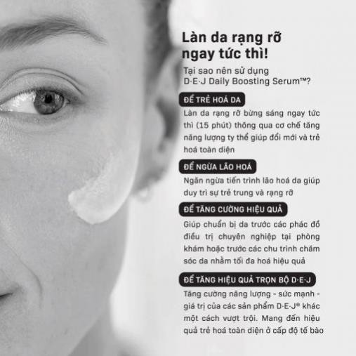 Serum trẻ hoá và kích hoạt năng lượng tế bào Revision Skincare D-E-J BOOSTING SERUM 30ml