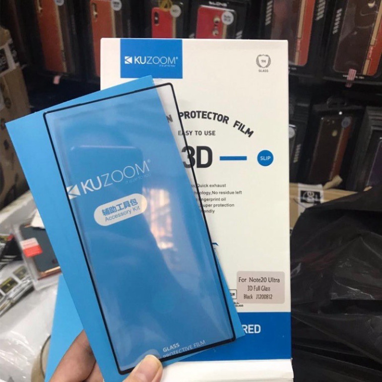 [ Đủ dòng Samsung Note20, Note20 Ultra,Note10 Plus, Note10 ] Kính cường lực 6D Kuzoom
