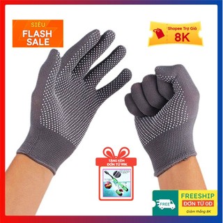 [SỈ + HỎA TỐC] COMBO 12 ĐÔI Găng Tay Lao Động có hạt cao su chống trơn - Bao tất tay bảo hộ làm vườn cơ khí xây dựng