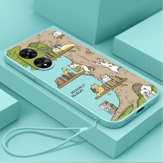 Ốp Lưng Cho OPPO reno 8T 4G reno 8T 5G Ốp Điện Thoại TPU Silicon Với Họa Tiết Động Vật Dễ Thương Vỏ Điện Thoại Mềm camera Có Bảo Vệ Toàn Diện Và Chức Năng Chống Rơi