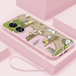 Ốp Lưng Cho OPPO reno 8T 4G reno 8T 5G Ốp Điện Thoại TPU Silicon Với Họa Tiết Động Vật Dễ Thương Vỏ Điện Thoại Mềm camera Có Bảo Vệ Toàn Diện Và Chức Năng Chống Rơi