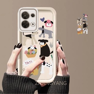 Ốp Lưng Cho OPPO Reno 9 5G Reno 9 Pro 5G Phim Hoạt Hình Dễ Thương Bộ Sưu Tập Động Vật Ốp Lưng Điện Thoại Silicon TPU Mềm Ốp Lưng Camera Bảo Vệ Toàn Diện Chống Rơi