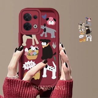 Ốp Lưng Cho OPPO Reno 9 5G Reno 9 Pro 5G Phim Hoạt Hình Dễ Thương Bộ Sưu Tập Động Vật Ốp Lưng Điện Thoại Silicon TPU Mềm Ốp Lưng Camera Bảo Vệ Toàn Diện Chống Rơi