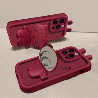 Ốp Lưng Cho iPhone X Xs Xr Xs Max Silicone TPU Mềm Ốp Lưng Hoạt Hình Dễ Thương Mèo Giá Đỡ Điện Thoại Chống Rơi Và Chống Sốc camera Điện Thoại Bao Phủ Toàn Bộ