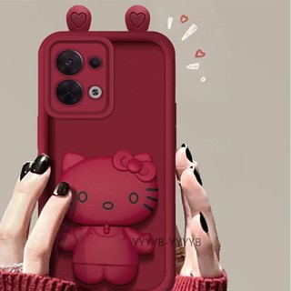 Ốp Lưng Cho Redmi note 13 4G note 13 5G note 13 Pro 4G note 13 Pro 5G Silicone TPU Mềm Ốp Lưng Hoạt Hình Dễ Thương Mèo Giá Đỡ Điện Thoại Chống Rơi Và Chống Sốc camera Điện Thoại Full Cover