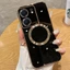 Ốp lưng Redmi 13c Vỏ điện thoại TPU silicon mạ điện với vỏ mềm hút từ tính đơn giản và ống kính chống rơi