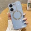 Ốp lưng Redmi 13c Vỏ điện thoại TPU silicon mạ điện với vỏ mềm hút từ tính đơn giản và ống kính chống rơi