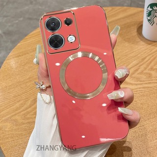 Redmi note 13 pro 4G note 13 pro 5G note 13 4G note 13 5G Ốp điện thoại TPU silicon mạ điện với vỏ mềm hút từ tính đơn giản và ống kính chống rơi