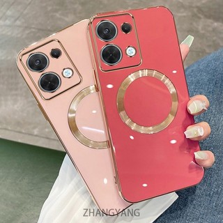 Redmi note 13 pro 4G note 13 pro 5G note 13 4G note 13 5G Ốp điện thoại TPU silicon mạ điện với vỏ mềm hút từ tính đơn giản và ống kính chống rơi