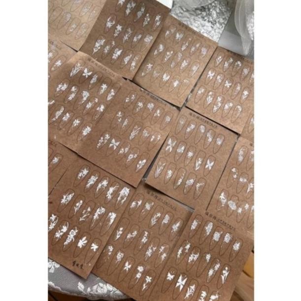 Set giấy rap khuôn tập vẽ, nặn design hoa, giấy vẽ hoa nổi , giấy tập vẽ