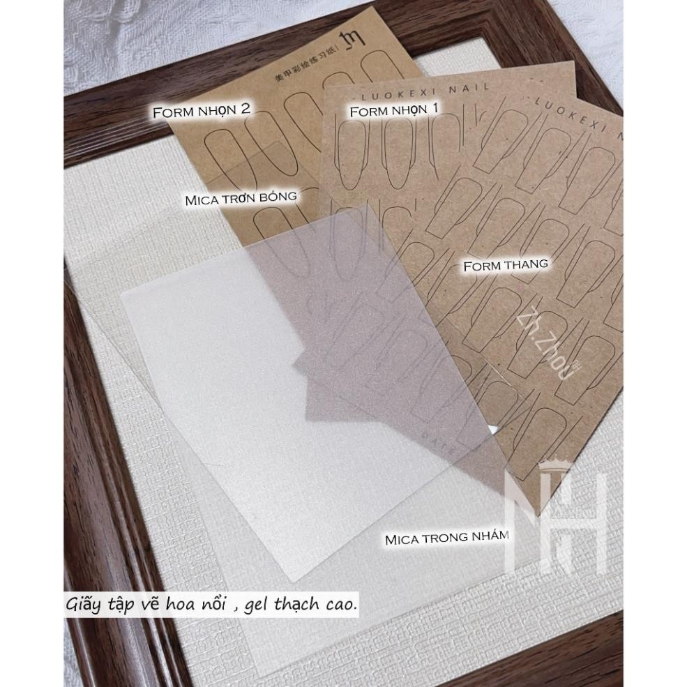 Set giấy rap khuôn tập vẽ, nặn design hoa, giấy vẽ hoa nổi , giấy tập vẽ
