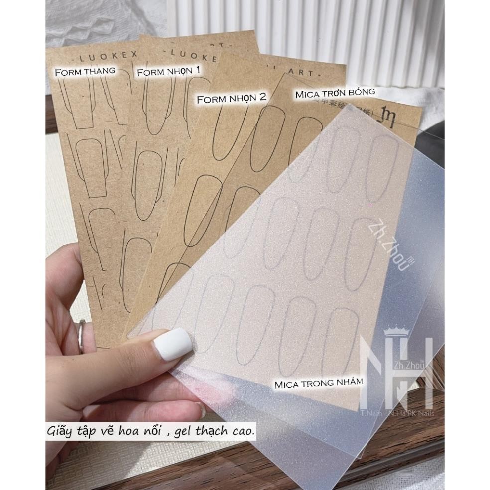 Set giấy rap khuôn tập vẽ, nặn design hoa, giấy vẽ hoa nổi , giấy tập vẽ