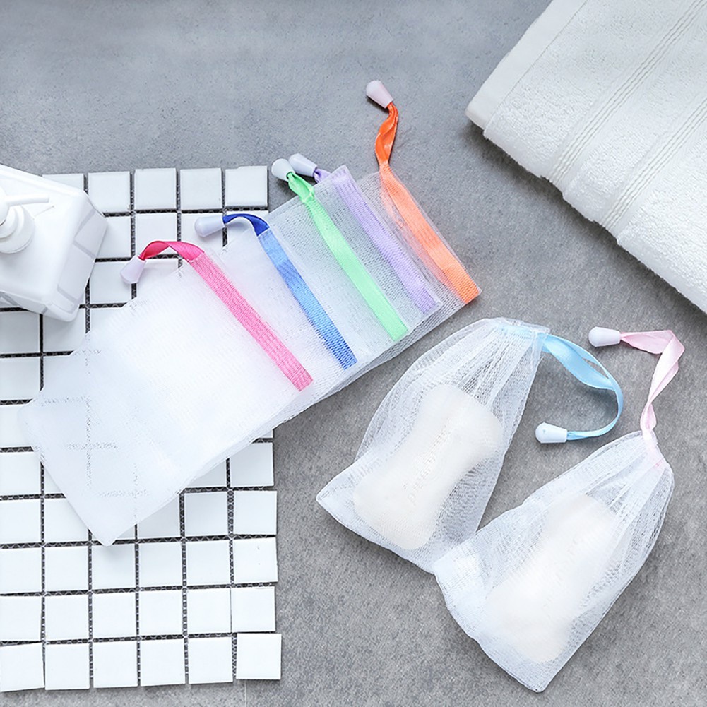 【Combo sỉ】Túi Lưới Đựng Xà Phòng Tạo Bọt , Dây Rút Kích Thước (FHT)