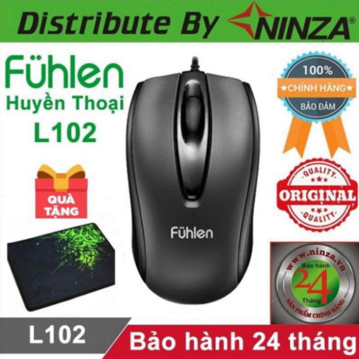 Chuột máy tính có dây Fuhlen L102 bảo hành đổi mới trong 1 tháng HOT
