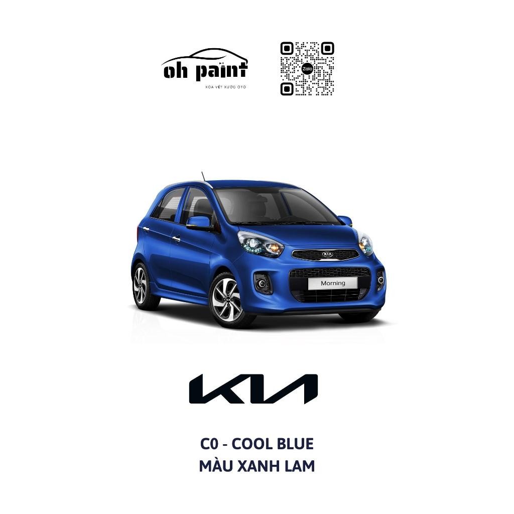 KIA MORNING] Sơn xóa vết xước ô tô CHUẨN CODE MÀU XUẤT XƯỞNG, đủ