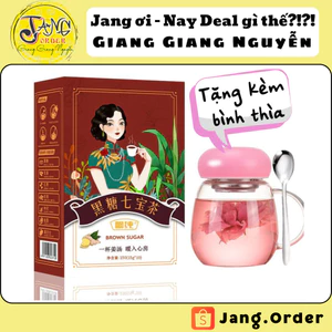 Trà gừng viên Đường nâu mix 5 vị(hộp 10-20 gói)