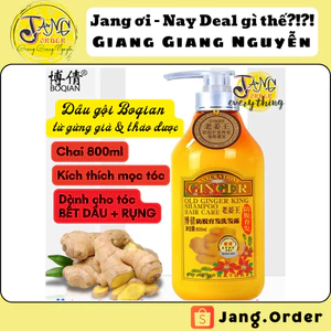 Dầu gội gừng + thảo dược Boqian kích thích mọc tóc 800ml/chai