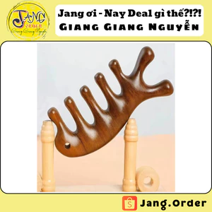 Lược gỗ đàn hương matxa MẮT-MẶT-CẰM-TÓC