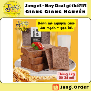 Bánh mì nguyên cám Lúa mạch + gạo lứt (không thêm đường sucrose)