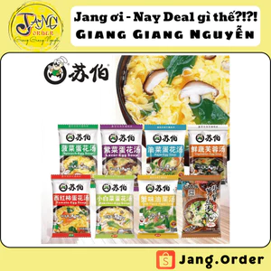 30 GÓI SOUP TRỨNG MIX VỊ ĂN LIỀN