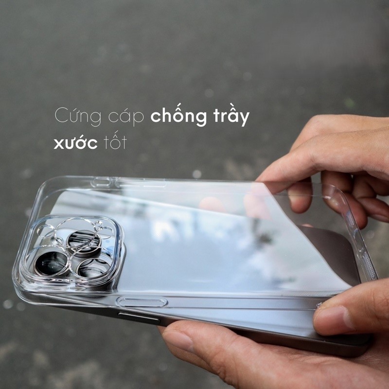 Ốp Lưng Trong Suốt Cao Cấp KOLCASE P43 Chống Ố, Chống Xước, Bảo Vệ Camera Cho lph Xsm 11 12 13 14 15 16 17 Pro Promax